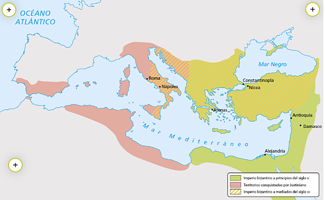 Imperio bizantino a mediados del siglo xi