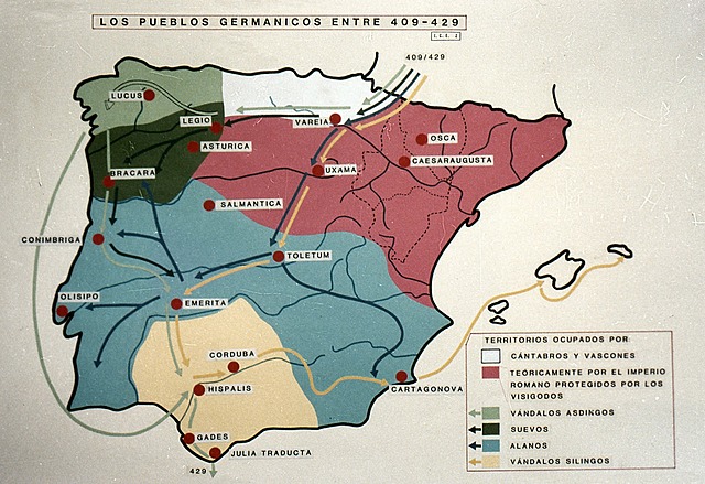 Invasión de Suevos, Vándalos y Alanos