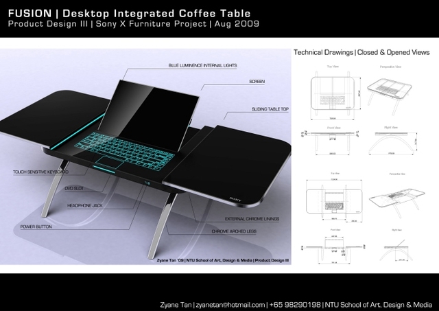 Sony Fusion Cofee Table