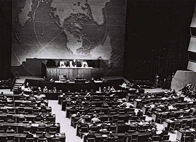United Nations partitions Palestine into separate Jews and Palestinian states