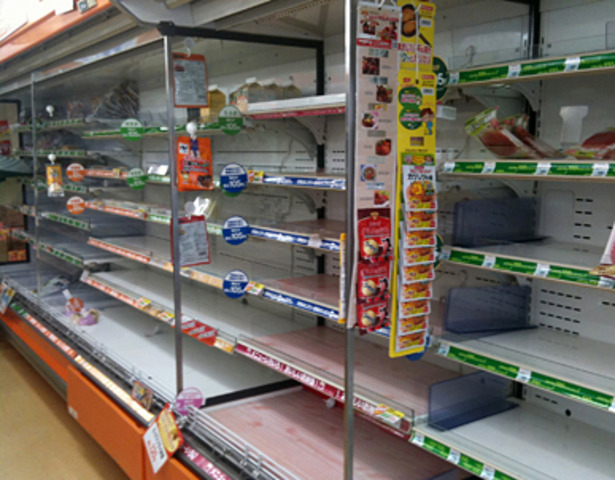 found radioactive material in food