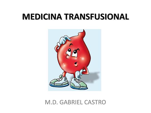 Plan de estudios Medicina Transfusional