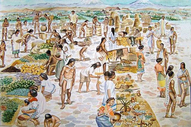 El hombre y el comercio e intercambio biológico