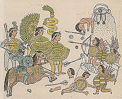 Llegada de Nuño Beltran a Tzintzuntzan