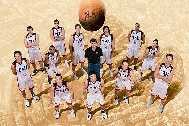 i went to see my first basketball game, isaw to baskonia, but y was slept!!