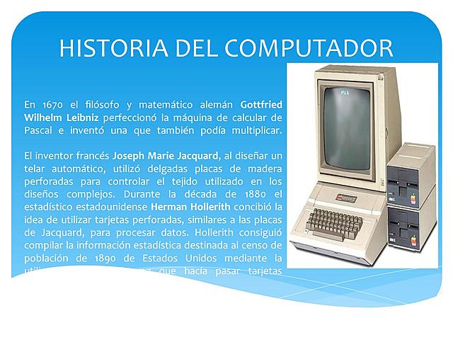 La historia de el computador