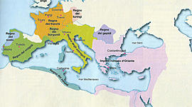 Timeline: Regni latino-germanici