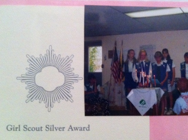 Girl Scout Silver Award!