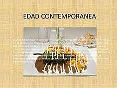 Edad contemporanea