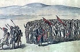 Llegada de Nuño Beltrán a Tzintzuntzan