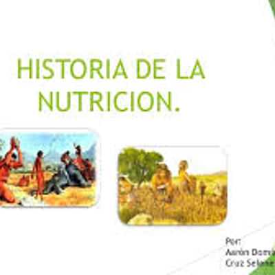 Timeline: Historia de la nutrición