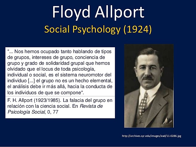 Postulación de Floyd Allport