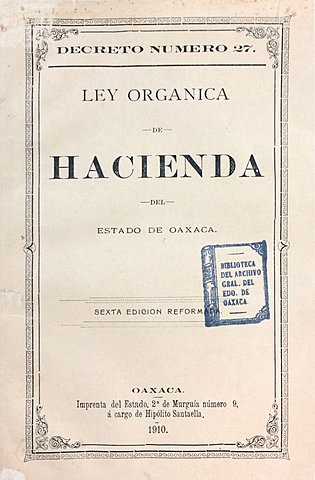 Ley orgánica de hacienda