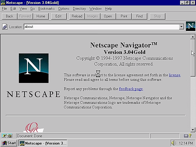 Mosaic: App multimedia para editar y crear páginas, después de convirtió en (Netscape)
