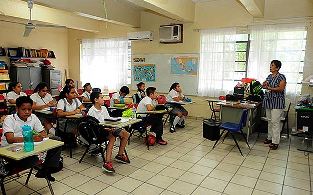 Primer día de clases en primaria.