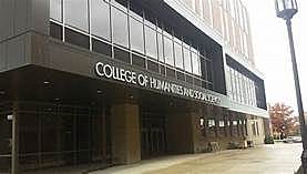 The College of Humanities and Social Sciences building is finished