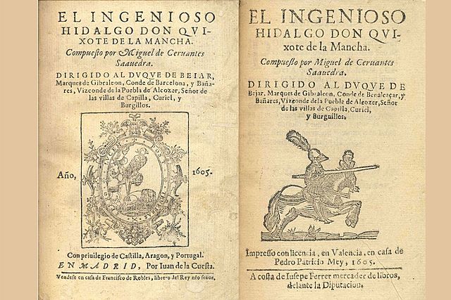 OBRA: DON QUIJOTE DE LA MANCHA POR MIGUEL DE CERVANTES.