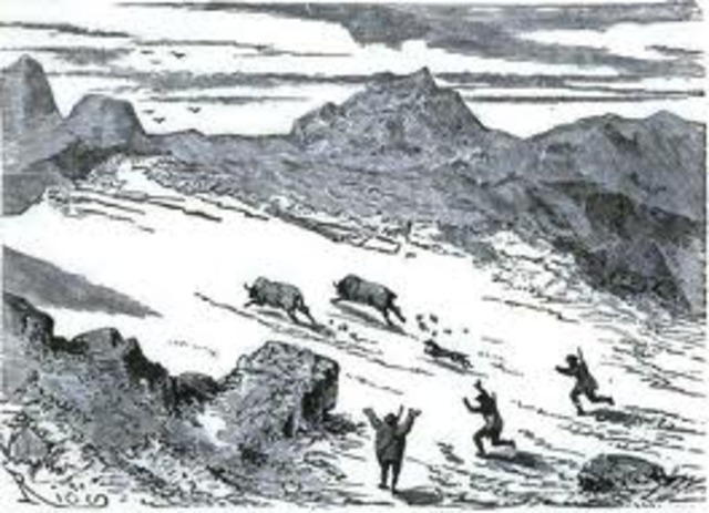 On the third day in the desert, the water runs out.