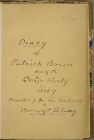 Patrick Breen begins keeping a diary: