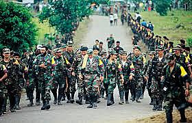 Las FARC durante el Caguán