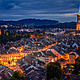 Bern switzerland houses roof night street lights 531684 1920x1080
