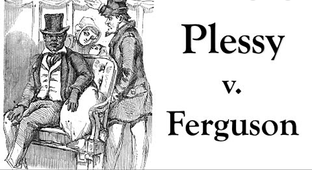 Plessy v. Ferguson ruling "separate but equal" was legal.