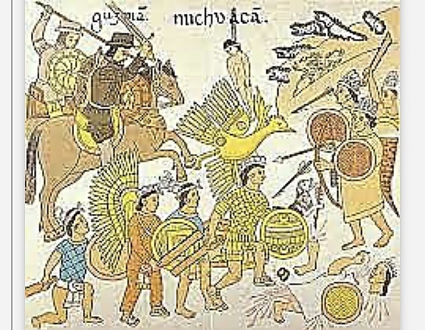 Llegada de Nuño Beltrán a Tzintzuntzan