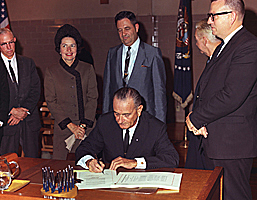 The Higher Education Act of 1965 is reauthorized.