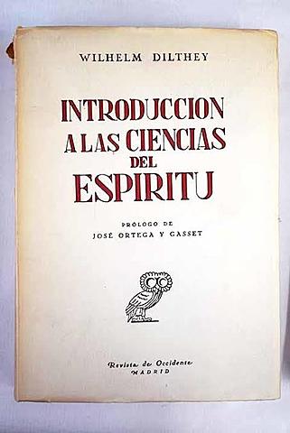 "Introducción a las ciencias del espíritu"