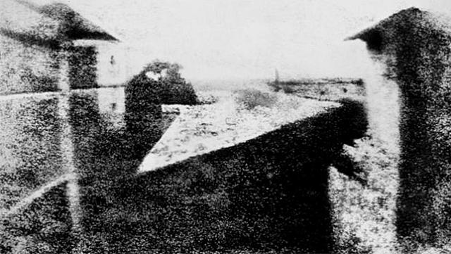 La primera foto de la historia.