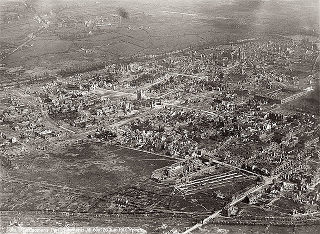 La primera foto aérea (bueno, más o menos).