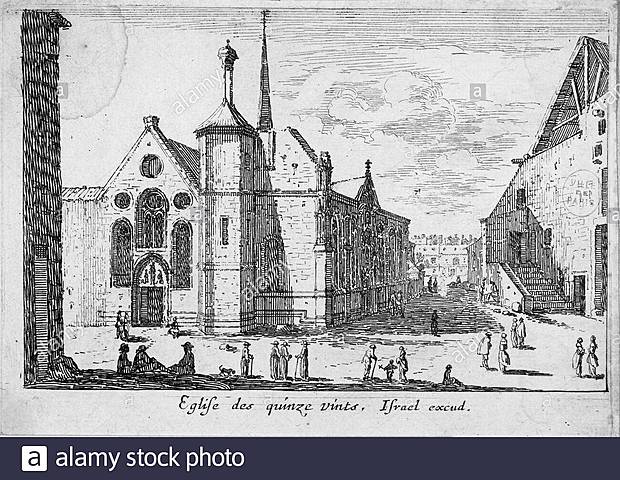 El hospicio de los Quinze-Vingts.