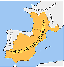 Reino Visigodo capital Tolosa