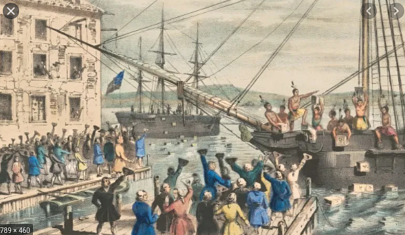 Boston Tea Party : 1773