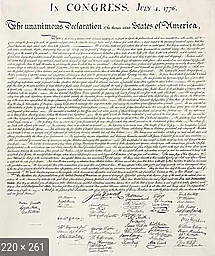 Declaration of Independence : 1776