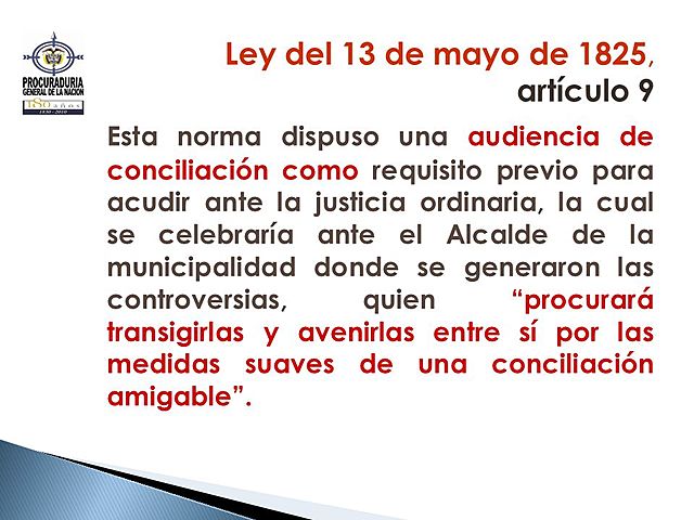 Ley 13 de 1825