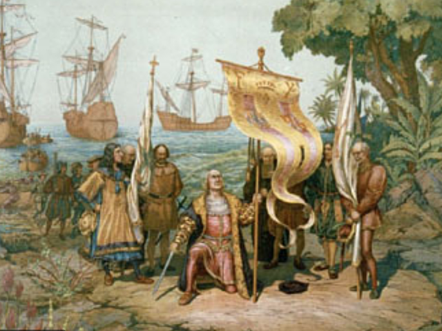 Columbus makes Landfall