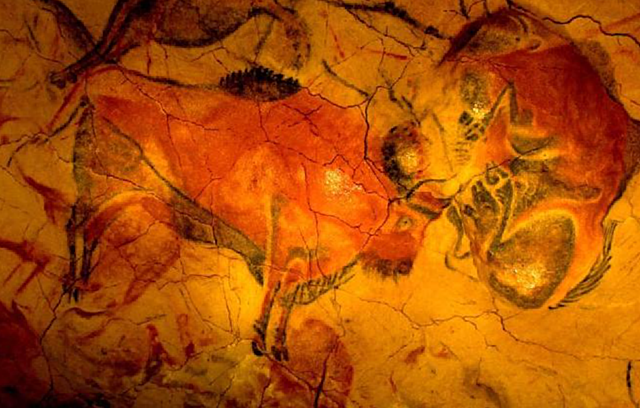 Pinturas en las cuevas de Altamira