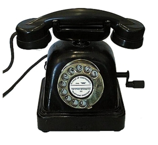 Aparece el primer telefono