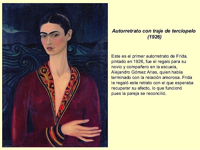 El primer autorretrato de Frida Kahlo