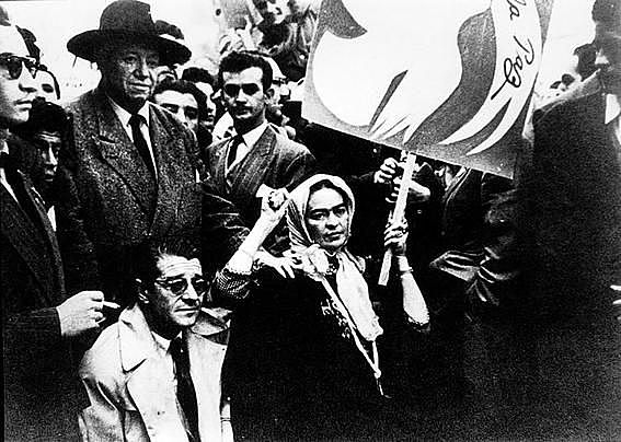 La última aparición pública de Frida Kahlo