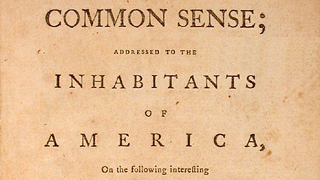 Publication of Common Sense