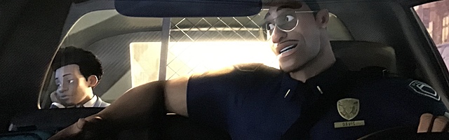 Miles gets ready for his first day at his new school