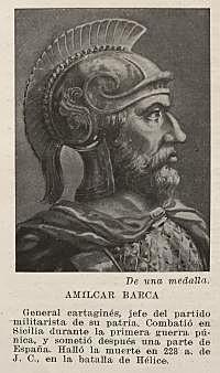 Amílcar Barca desembarca en Gadir