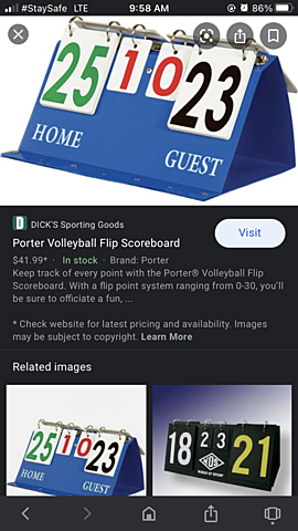 the points were changed