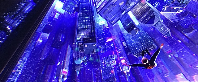 Miles makes his iconic costume