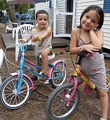 I learnt to ride a bike