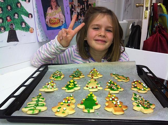 the first cookies I made