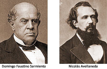 Presidencia de Domingo Faustino Sarmiento y Nicolas Avellaneda