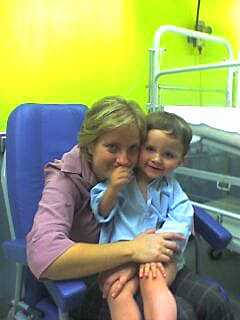 My first admission to a hospital